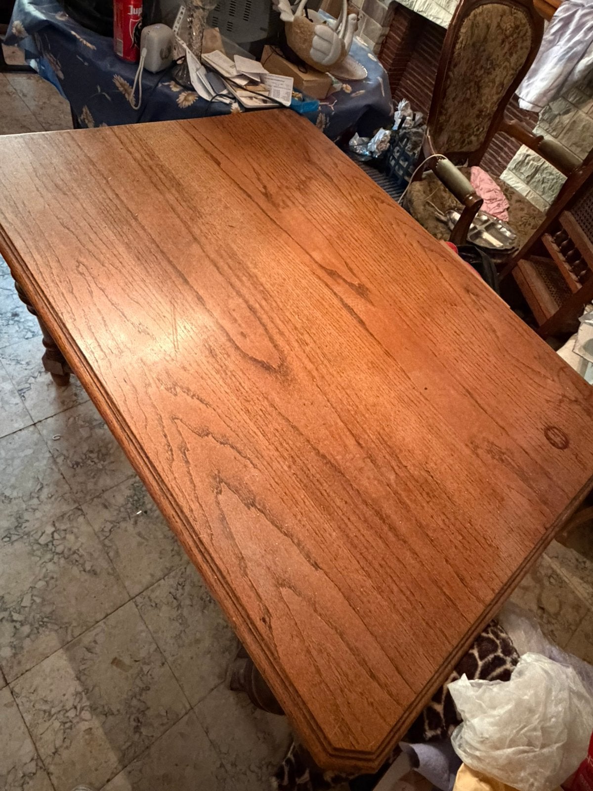 Table ancienne en chêne sculpté style Henri II / Renaissance, Antiquités & Art, Enlèvement