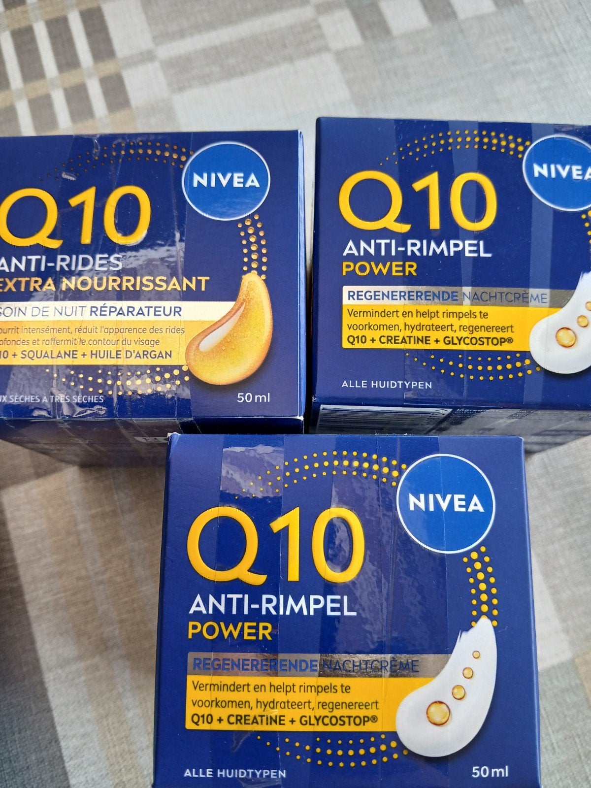 Nachtcrème Nivea Q10, Handtassen en Accessoires, Uiterlijk | Lichaamsverzorging, Ophalen, Nieuw, Overige typen