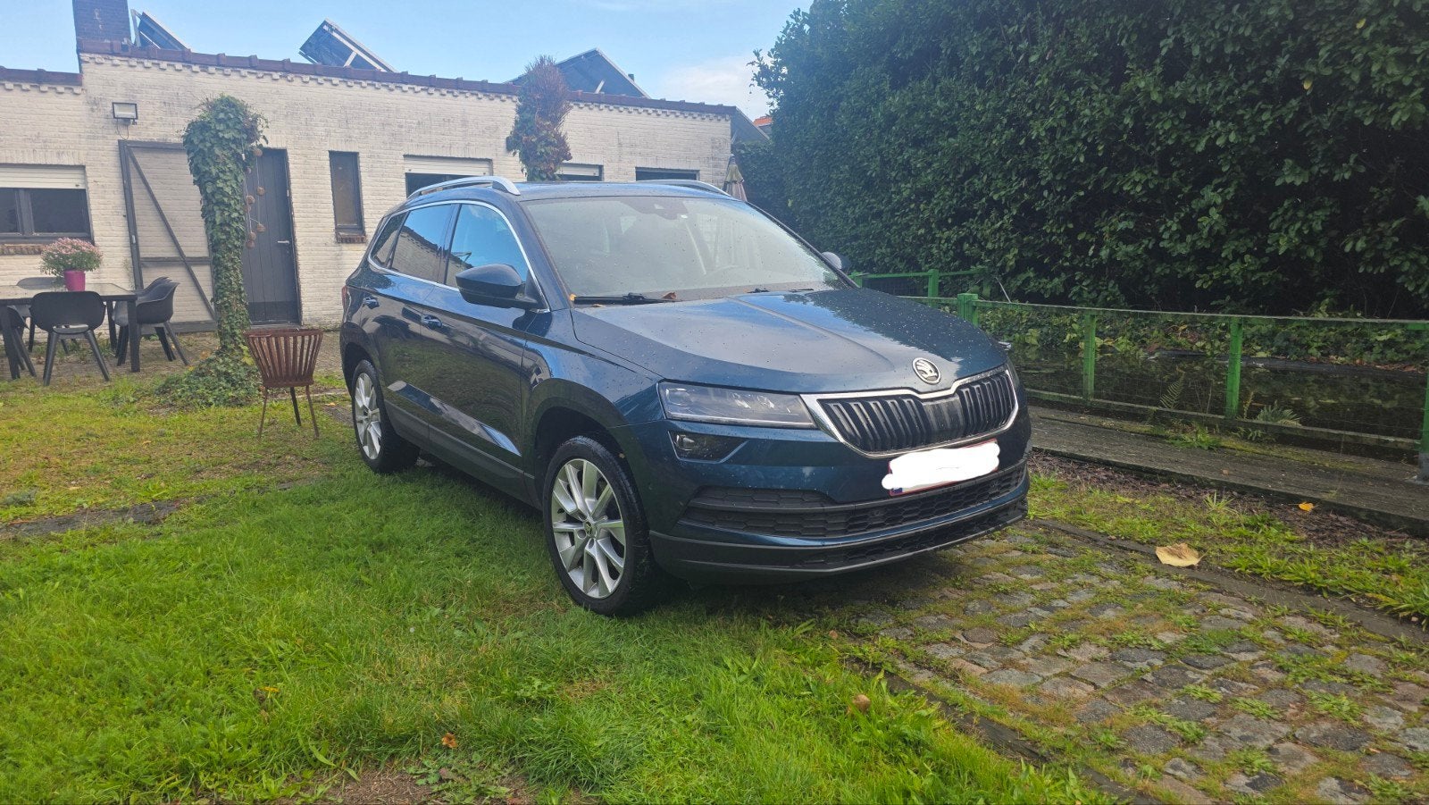 Skoda Karoq 1.5 TSI DSG Automaat – Full Option!, Auto's, 4 cilinders, Blauw, 5 zetels, Particulier