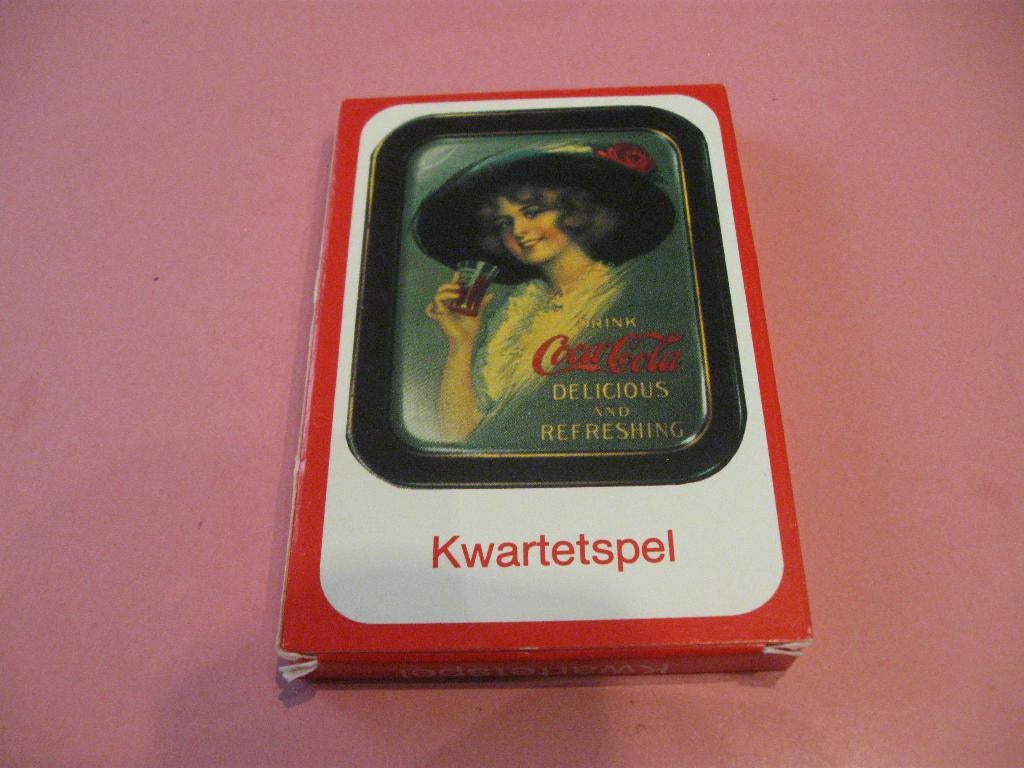 Mooi kwartet spel Coca - cola, Enlèvement ou Envoi, Comme neuf, Jeu(x) des sept familles