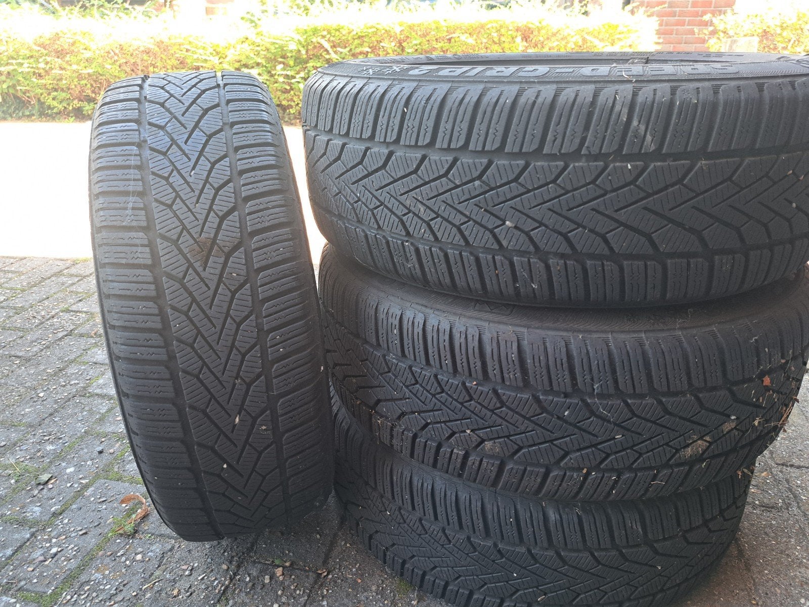4 banden 195/55 R16 winterbanden, Ophalen, 16 inch, Winterbanden, Band(en)
