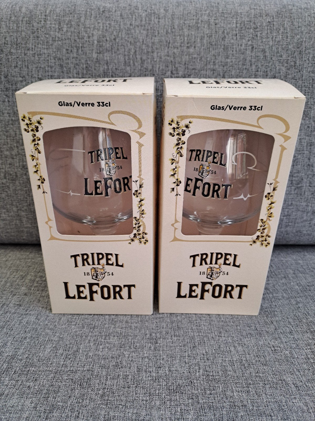 2 glazen
Tripel le fort
Nieuw
Lefort, Verzamelen, Biermerken, Ophalen