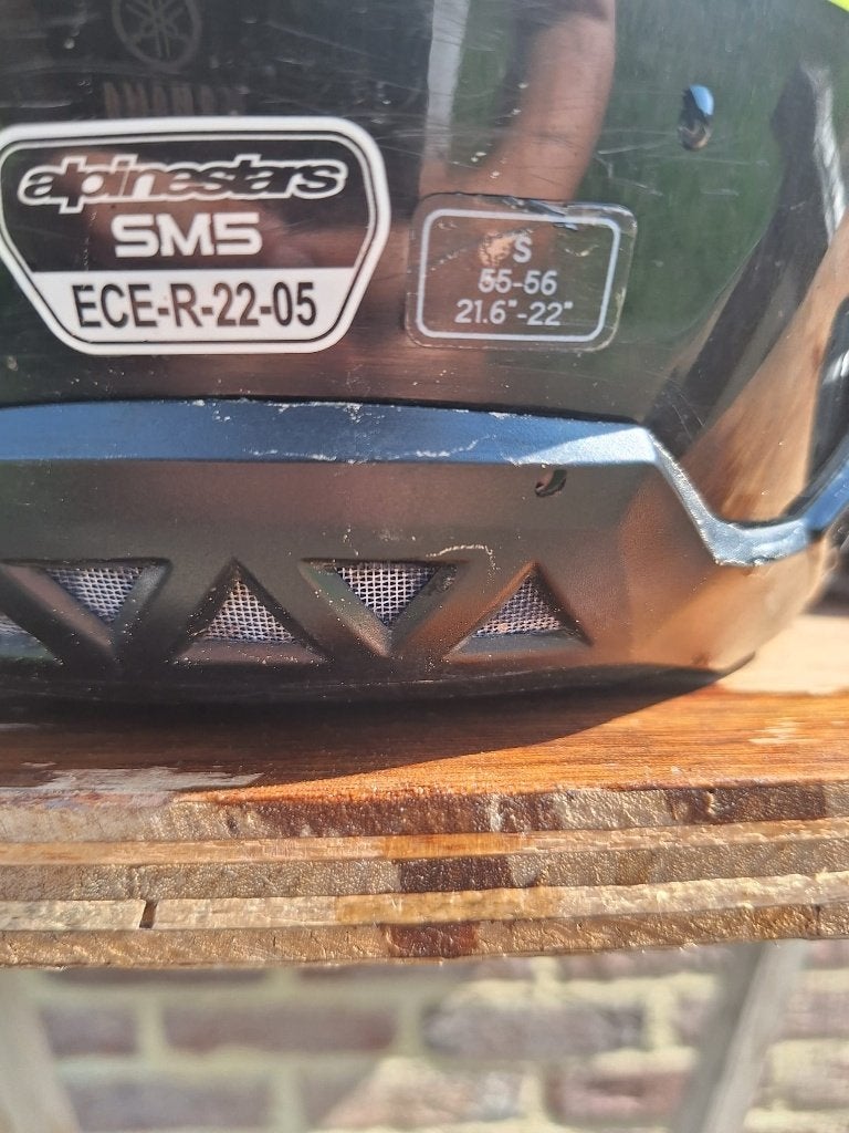 Motorcross helm, Motoren, Kleding | Motorhelmen, Integraalhelm, S, Tweedehands, Ophalen