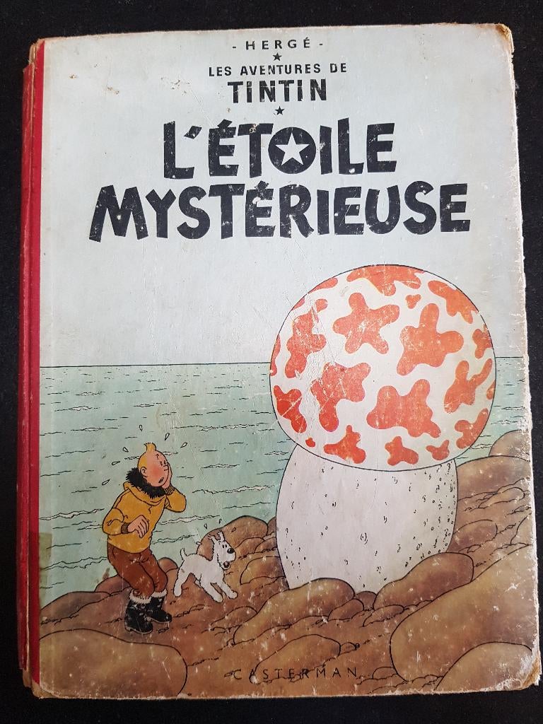 L'étoile mystérieuse Kuifje (1955) B13, Boeken, Gelezen, Eén stripboek, Ophalen of Verzenden, Herge