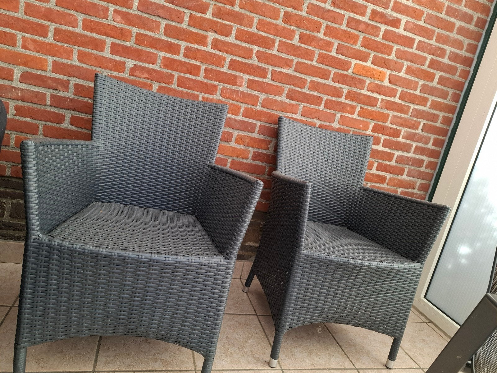 chaises de jardin à deux classes, Enlèvement, Comme neuf, Synthétique, Salons de jardin