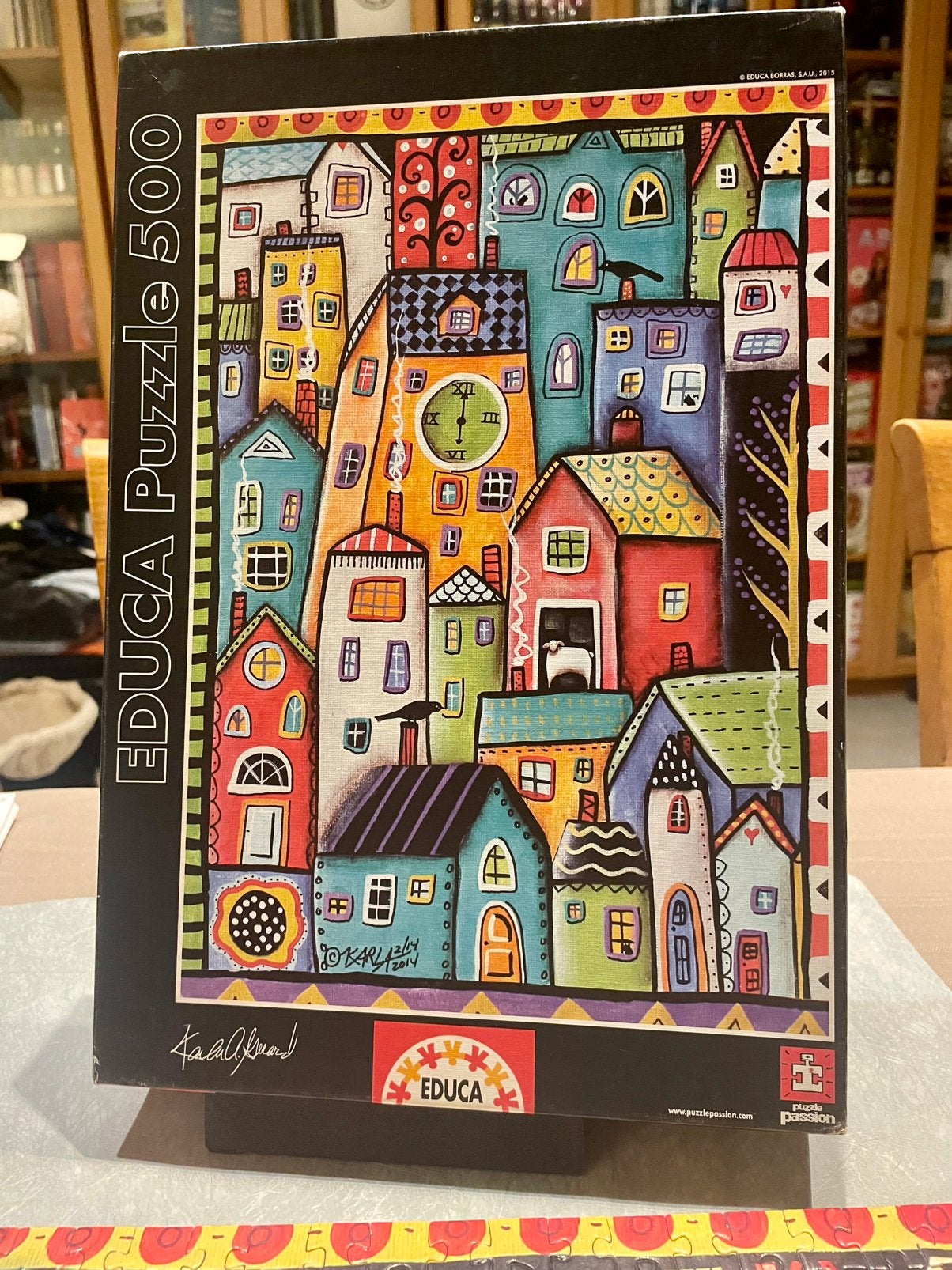 Prachtige Educa Puzzel - 6 PM Karla Gerard - 500 stukjes, Hobby en Vrije tijd, Ophalen of Verzenden, 500 t/m 1500 stukjes, Zo goed als nieuw
