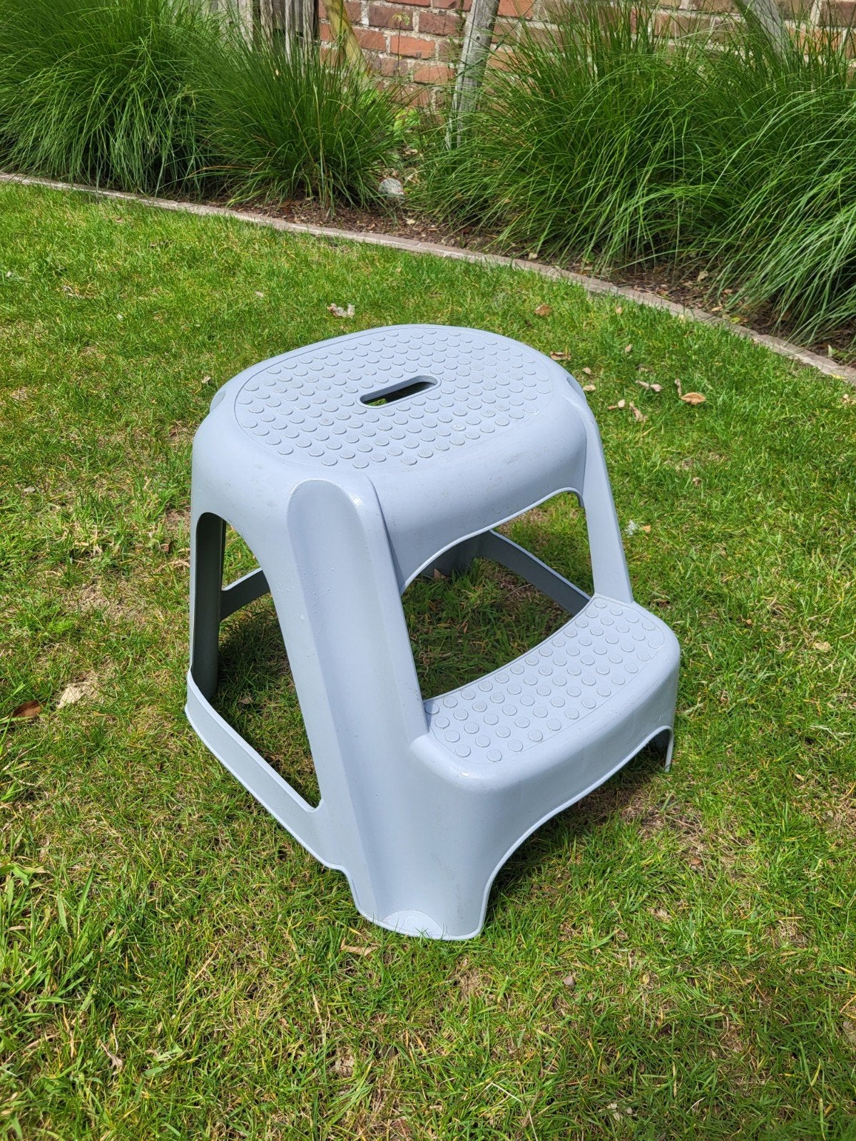 Marchepied et tabouret Sturdy Curver à deux marches (gris cl, Enlèvement, Plastique