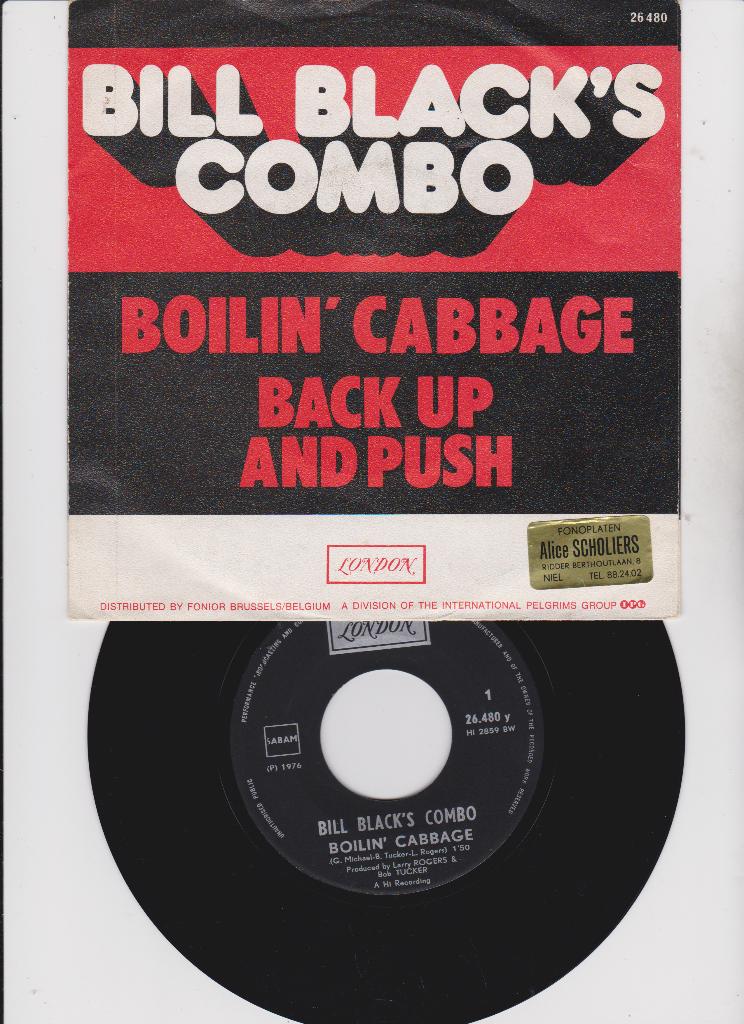 Bill Black's Combo – Boilin' Cabbage 1976    Country, Cd's en Dvd's, Vinyl Singles, 7 inch, Single, Ophalen of Verzenden, Zo goed als nieuw
