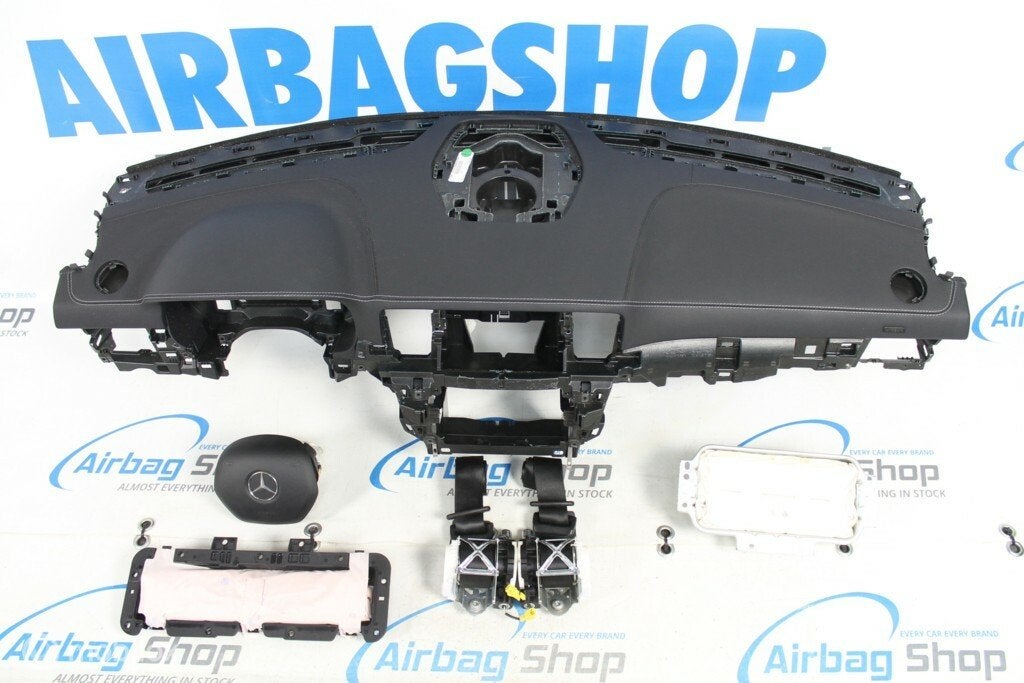 Airbag kit Tableau de bord cuir Mercedes ML klasse W166