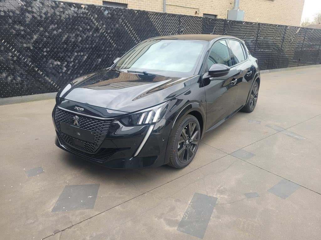 Peugeot 208GT-line full-0ption, Auto's, Zwart, Bedrijf, 5 deurs, Voorwielaandrijving