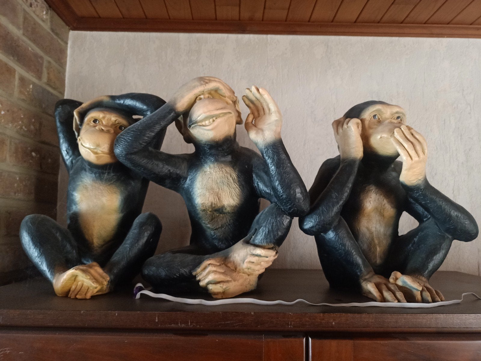 Horen, zien en zwijgen aapjes, Ophalen of Verzenden