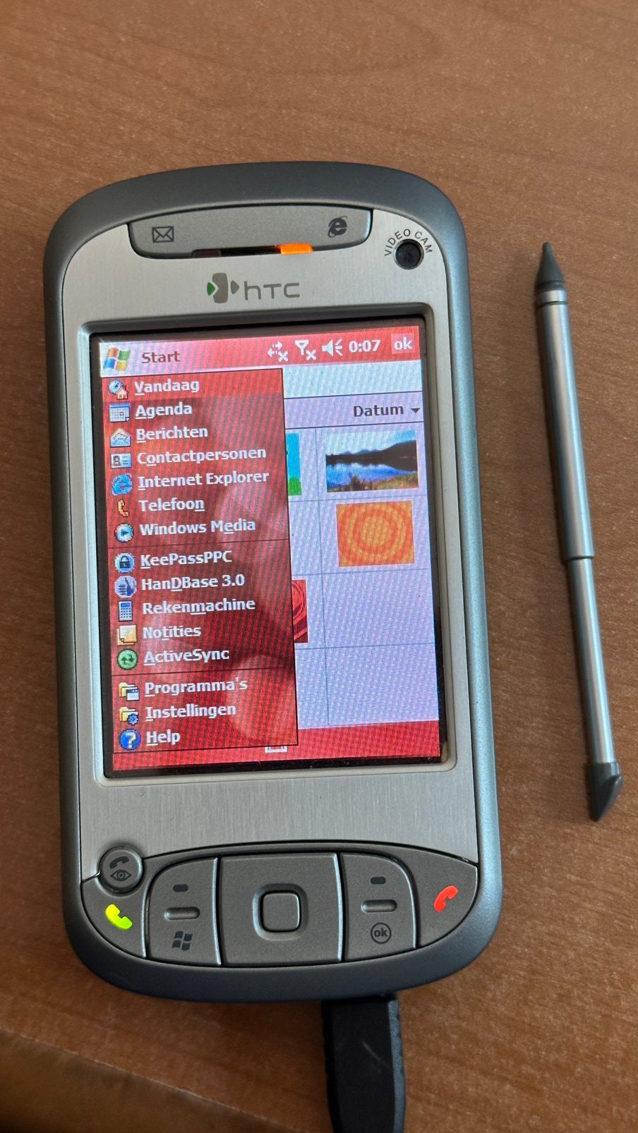 Téléphone PDA HTC TyTN Windows Mobile — Livré dans une boîte, Autres marques, Internet, Enlèvement, Utilisé