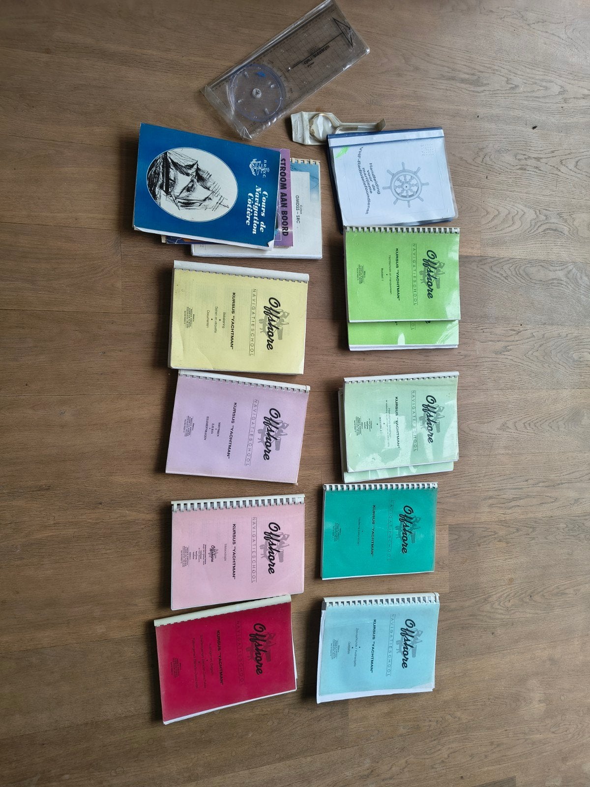 Cursussen om yachtman brevet te halen, Boeken, Ophalen
