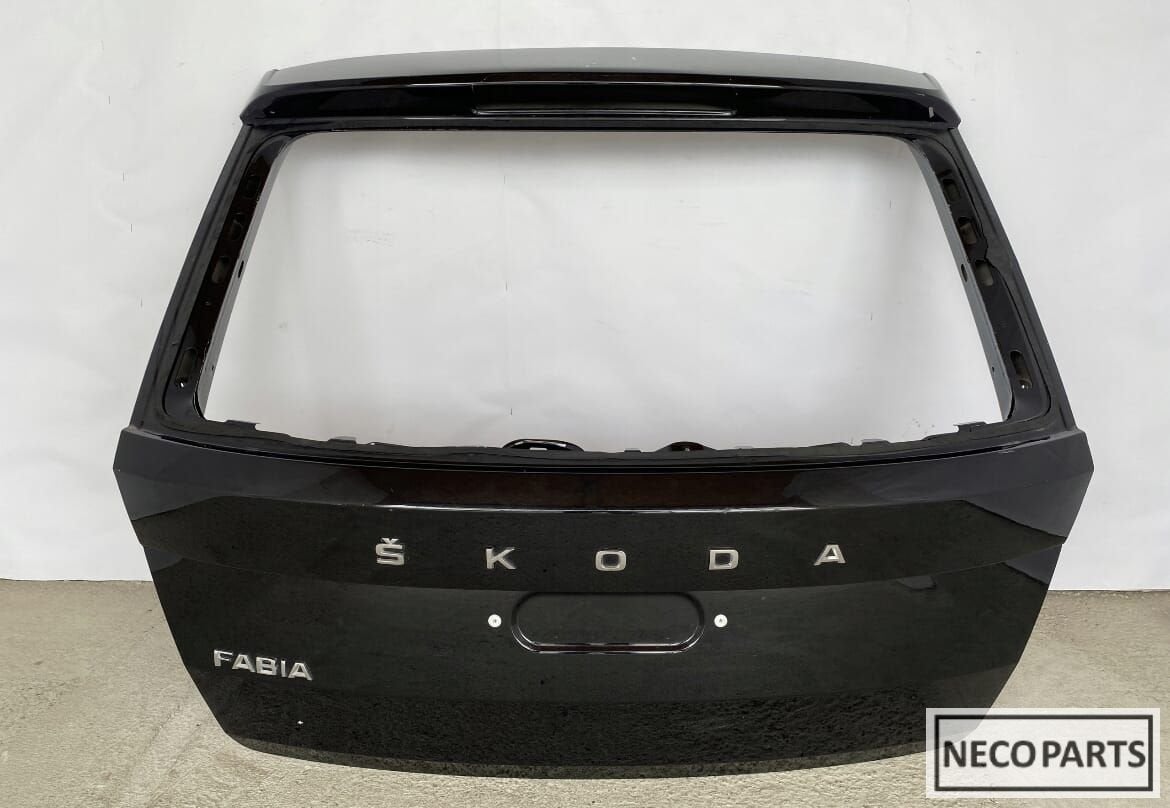 SKODA FABIA 3 HATCHBACK FACELIFT ACHTERKLEP ORIGINEEL O.A!!!, Arrière, -, Haillon arrière, Utilisé