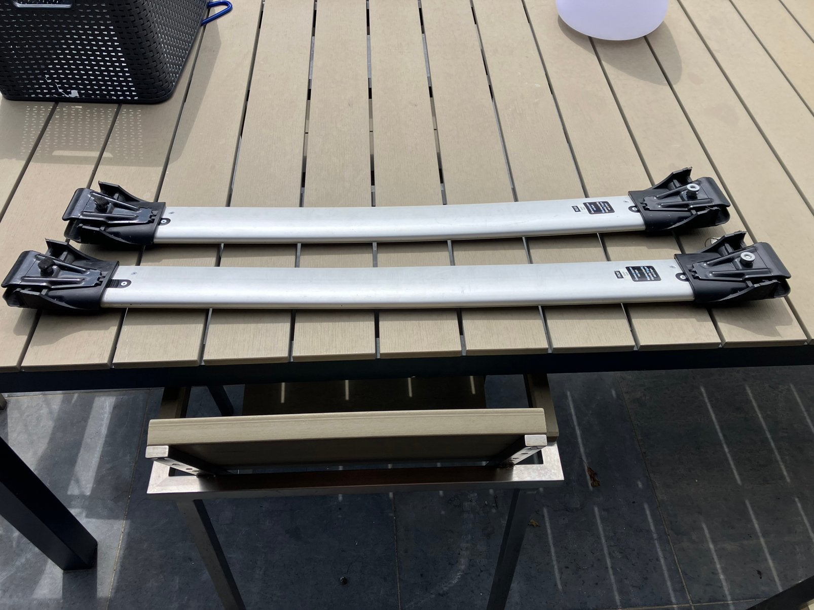 Yakima Whispbars S54W dakdragers, Ophalen, Gebruikt