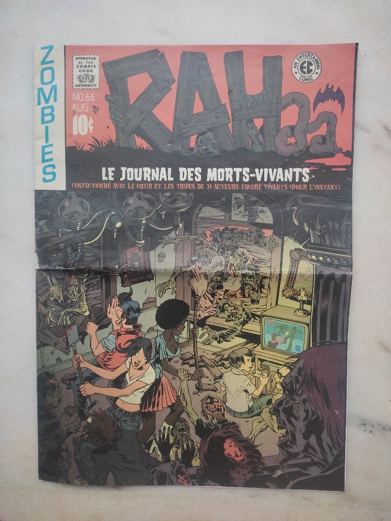Rahaâ, le journal des morts-vivants (Suppl. Spirou)., Boeken, Eén stripboek, Ophalen of Verzenden, Zo goed als nieuw