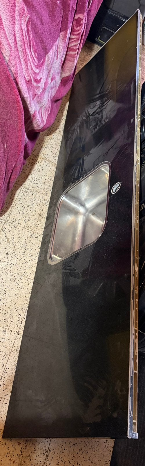 Plaque en granit + evier a vendre, Enlèvement ou Envoi, Comme neuf