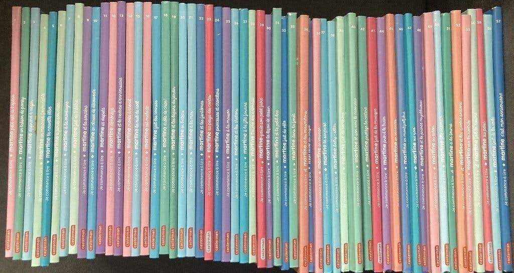 collection de livres Martine de poche (57 titres différents), Enlèvement, Comme neuf, Livre de lecture