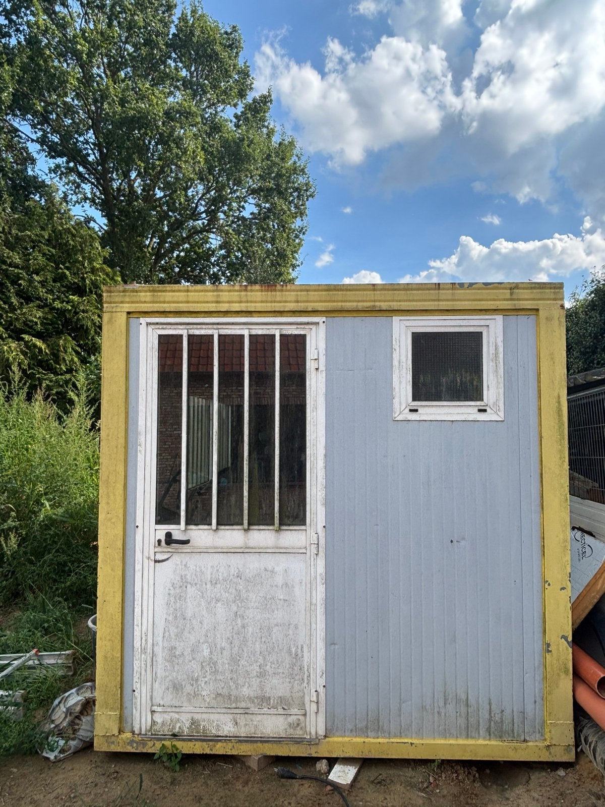 Werf container, Ophalen, Zo goed als nieuw
