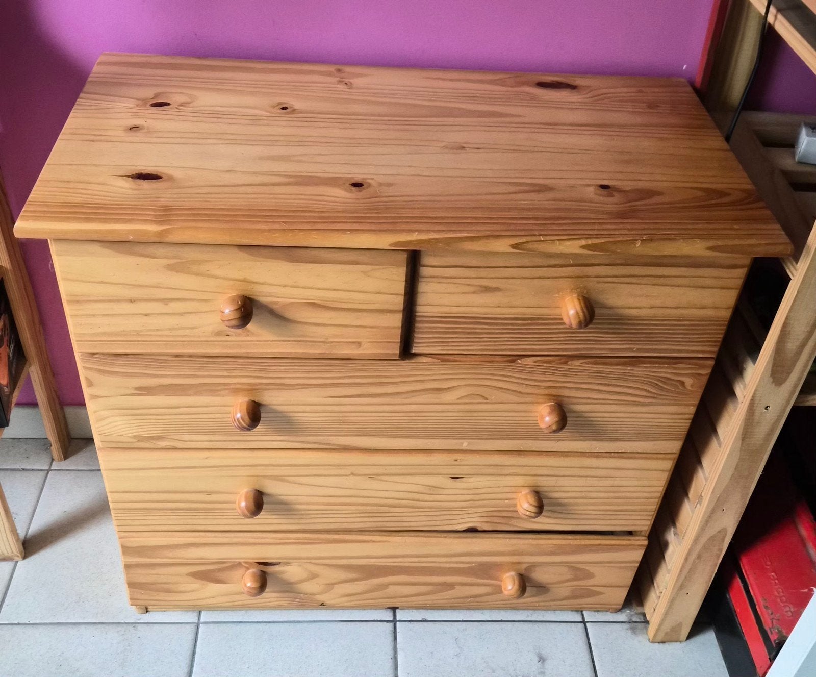 Meuble en pin, Enlèvement, Pin