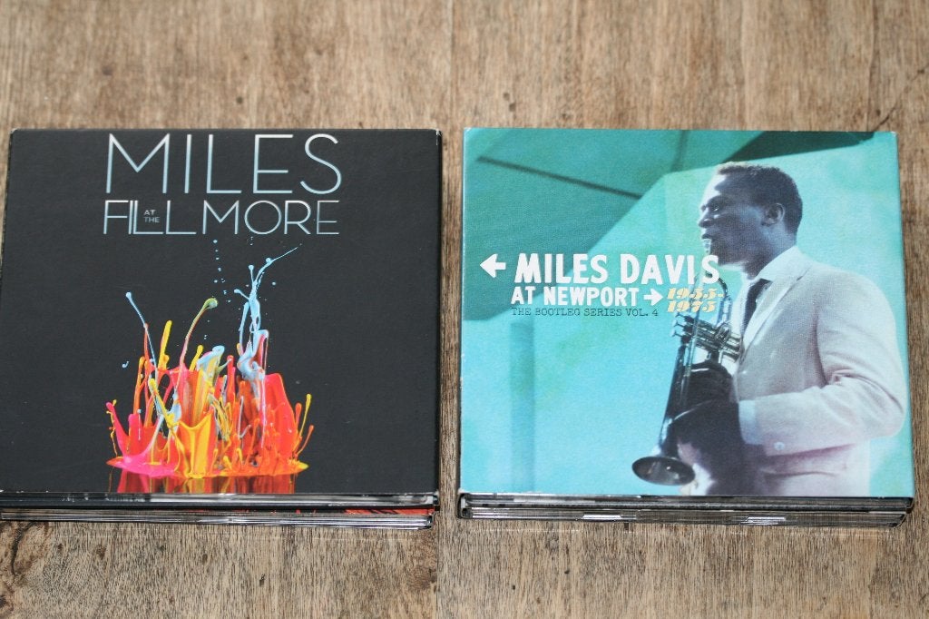 Miles Davis - lot - At Newport / At The Fillmore, Boxset, Digipak, Ophalen of Verzenden, Zo goed als nieuw