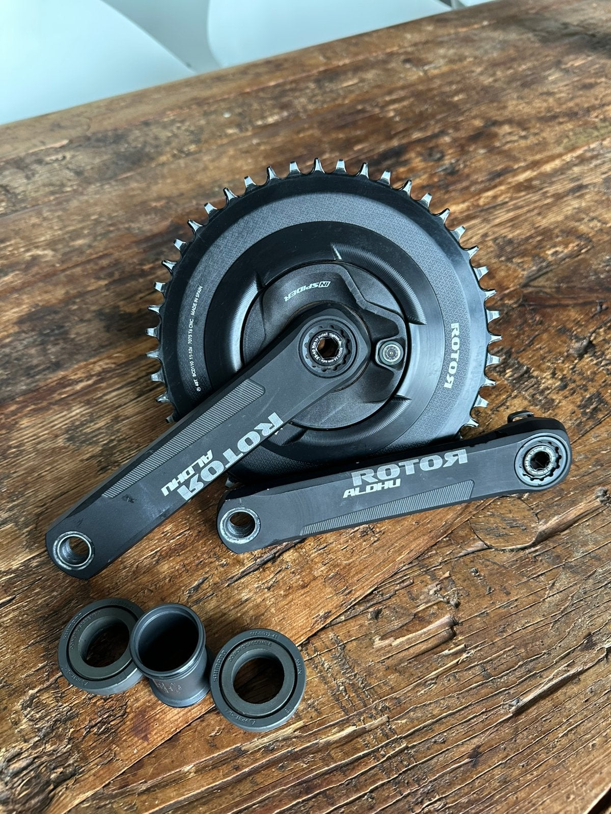 Rotor Powermeter + cranks + hub, Fietsen en Brommers, Ophalen of Verzenden, Gebruikt