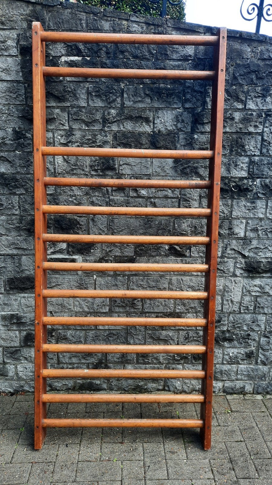 Klein sportraam klimraam met mooie patina, Ophalen