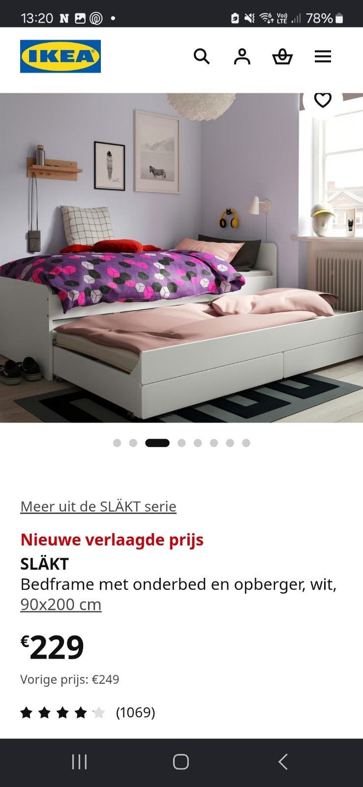 Ikea bed, Huis en Inrichting, Ophalen