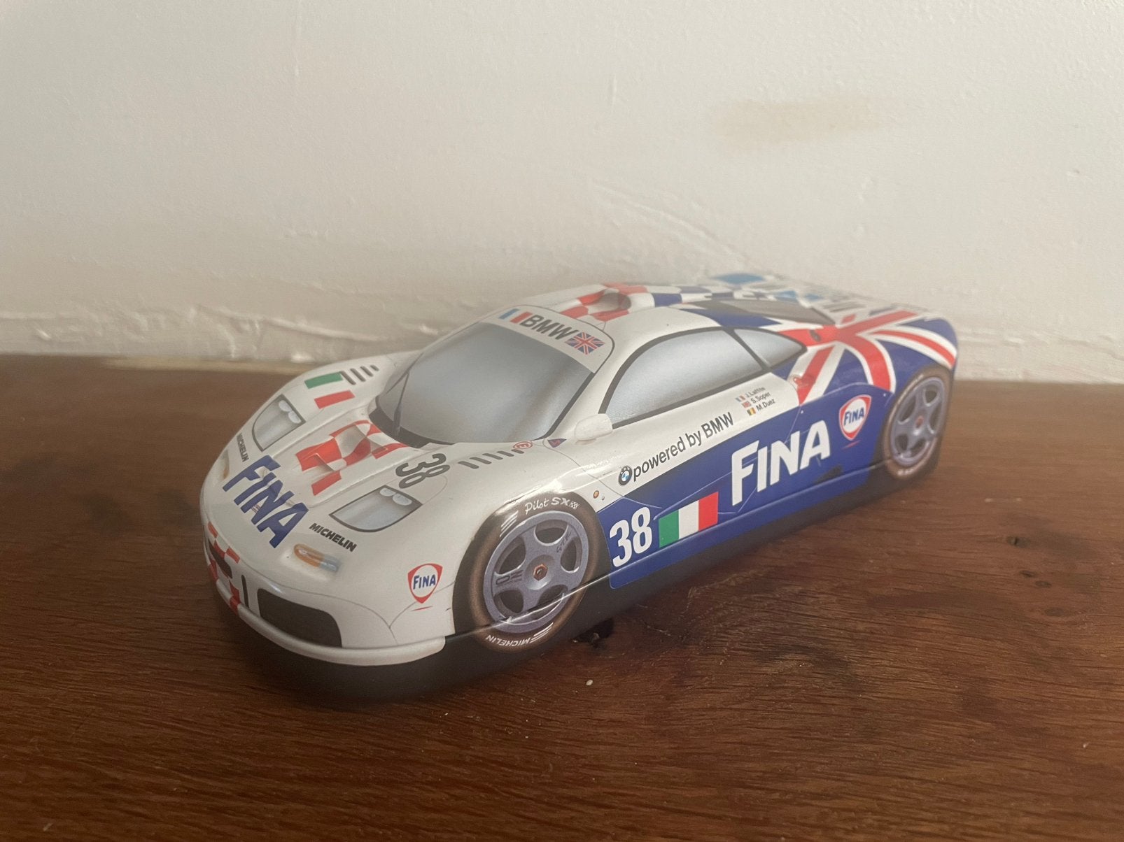 Mclaren f1 gtr 38 tinplate products, Hobby en Vrije tijd, Ophalen of Verzenden, Zo goed als nieuw