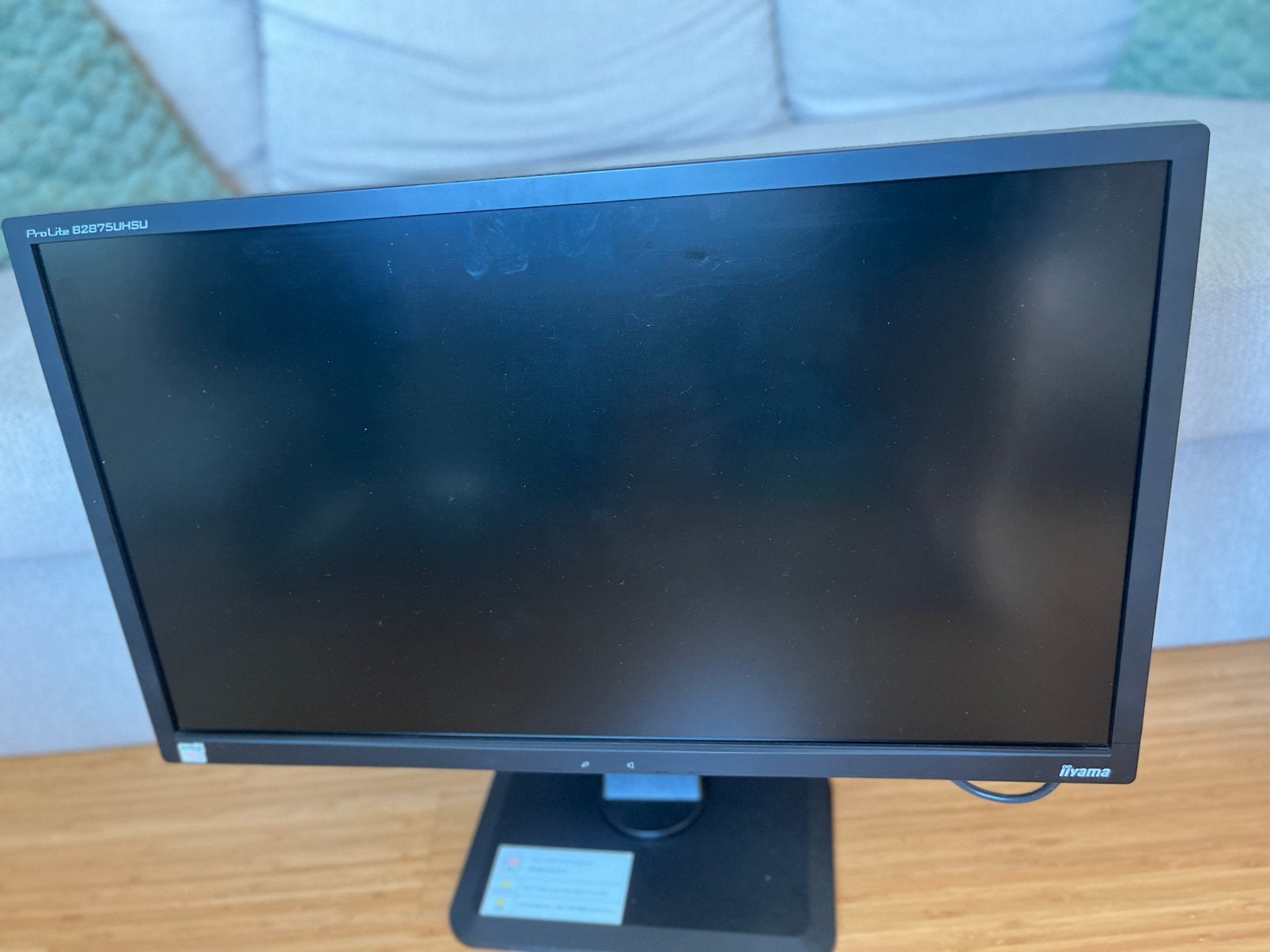 HD 4k monitor iiyama ProLite 28 inch, Computers en Software, Ophalen, HD, Zo goed als nieuw, DisplayPort