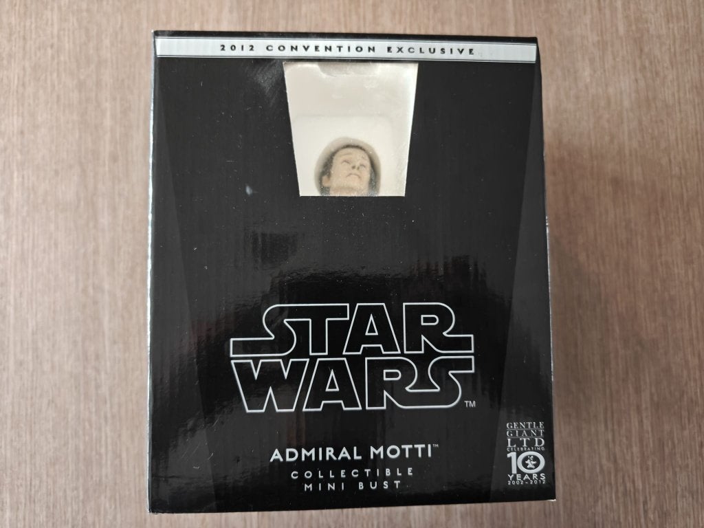 Star Wars Gentle Giant Admiral Motti Bust – 2012 Excl - 2de, Ophalen, Zo goed als nieuw, Beeldje of Buste
