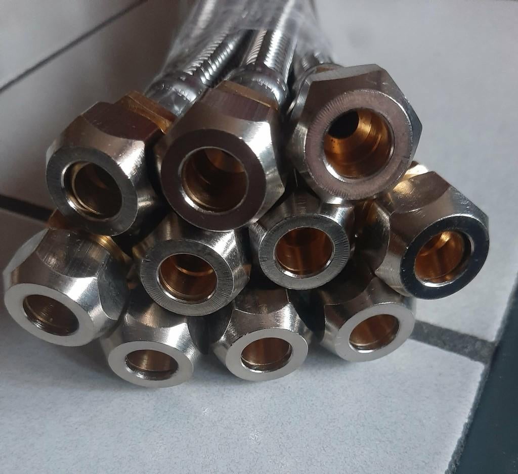54stuks senitair flexibel verbindingen zie beschrijving, Ophalen, Nieuw, Inox, Overige typen