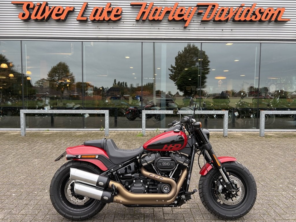 Harley-Davidson Softail Fat Bob met 12 maanden waarborg, Motos, Occasion, 1868 cm³, Autre, Manuelle