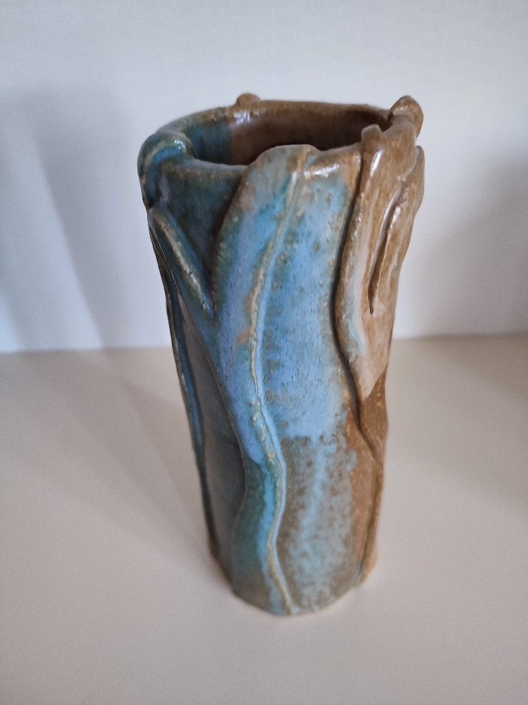 Art Nouveau prachtige keramiek, uniek stuk. Met monogram KVH, Antiek en Kunst, Ophalen of Verzenden