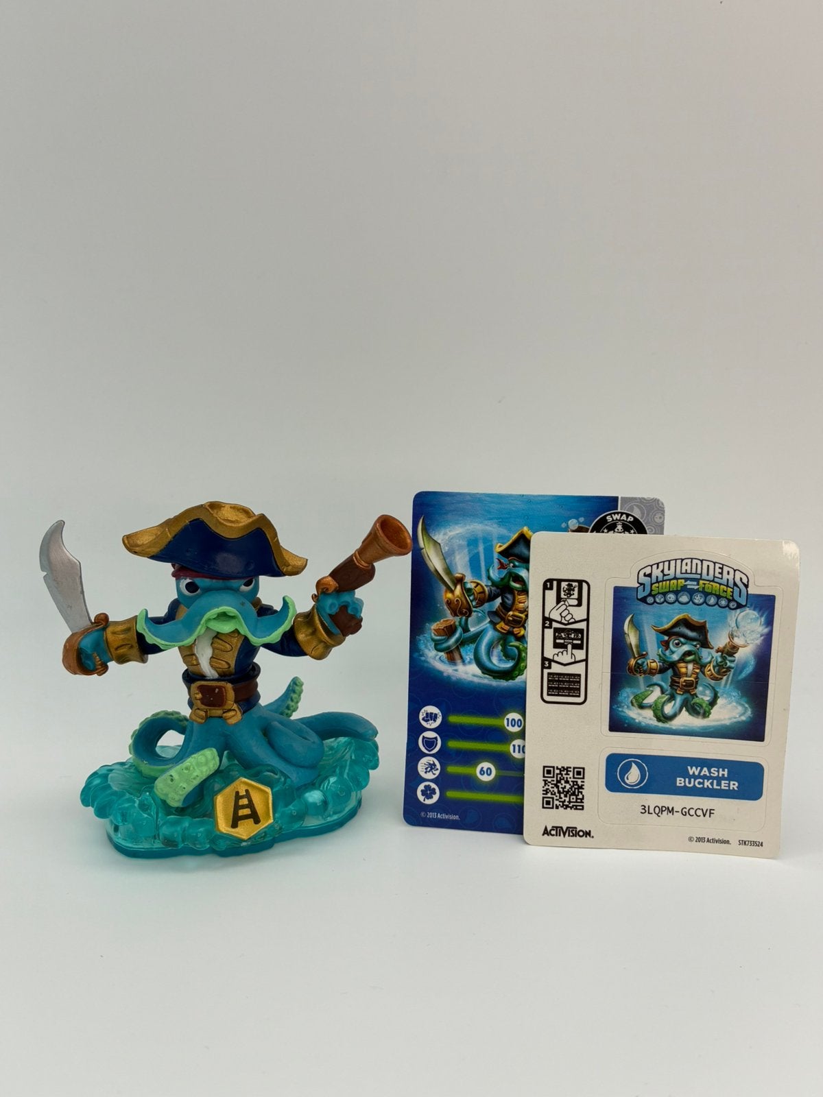 Skylanders Swap Force Wash Buckler met sticker en kaartje, Verzenden, Zo goed als nieuw