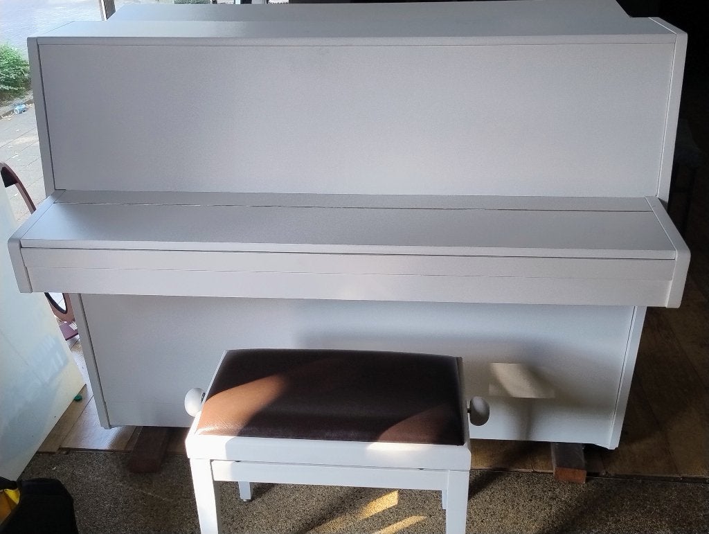 Witte Fazer piano ( helemaal in orde), Envoi, Comme neuf, Blanc, Piano