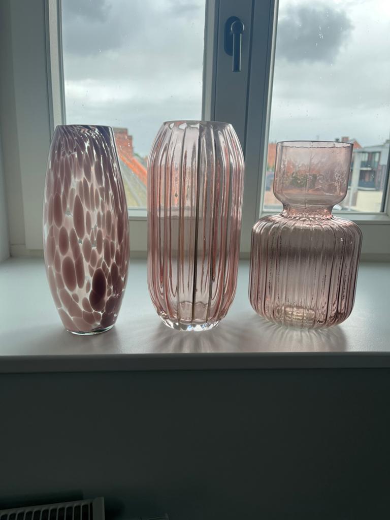 Vazen, Huis en Inrichting, Ophalen, Zo goed als nieuw, Overige kleuren, Glas