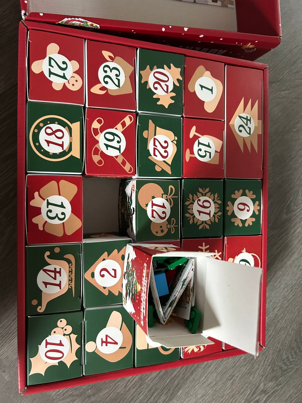 Kerstmis Bouwstenen Advent kalender, Diversen, Ophalen of Verzenden, Zo goed als nieuw