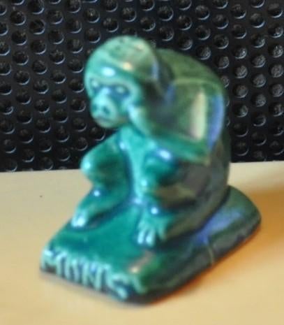 mini singe de mons en ceramique verte, Enlèvement ou Envoi