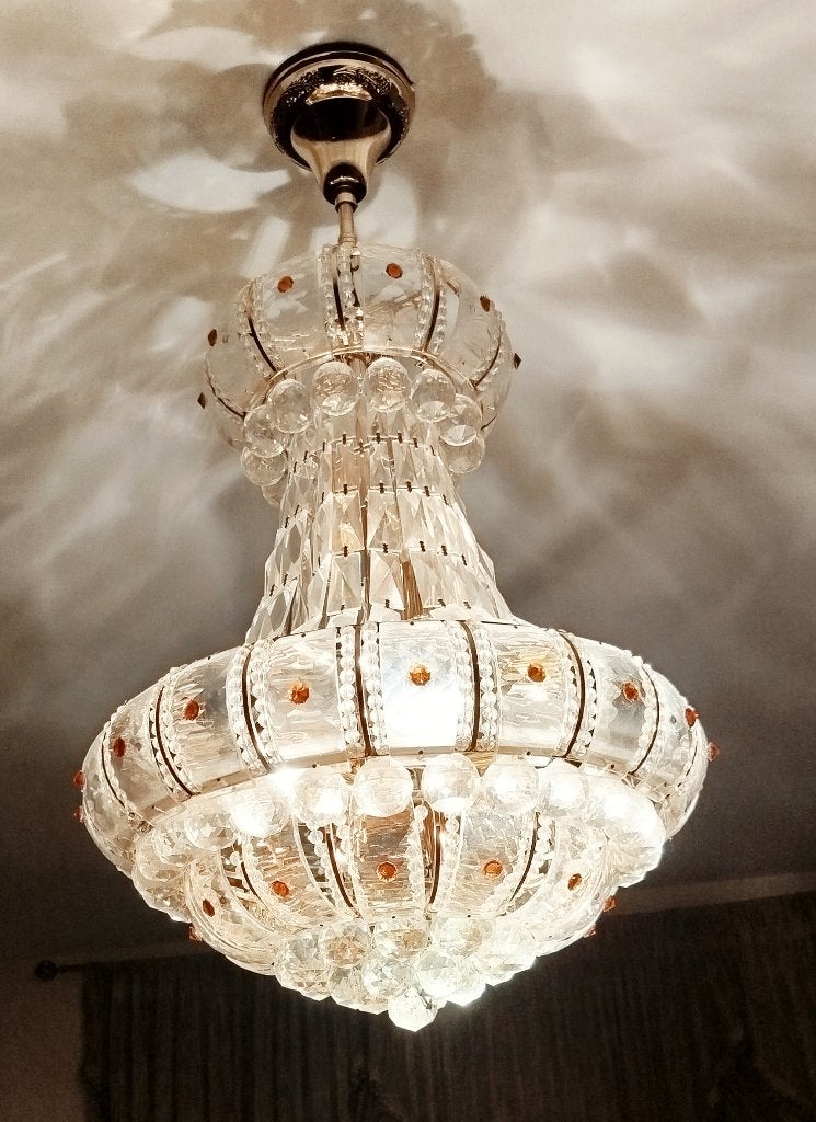 Lustre élégant, Enlèvement, Comme neuf, Verre