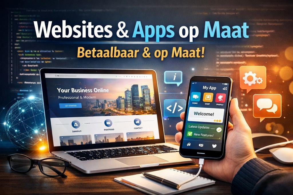 Websites en Apps op maat., Computers en Software, Educatie- en Cursussoftware, Ophalen
