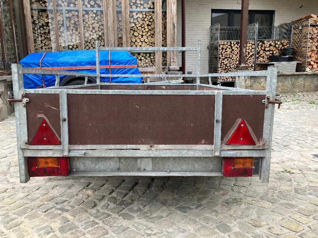 aanhangwagen remork bak 2 m /125cm breed nieuwe banden, Ophalen, Gebruikt