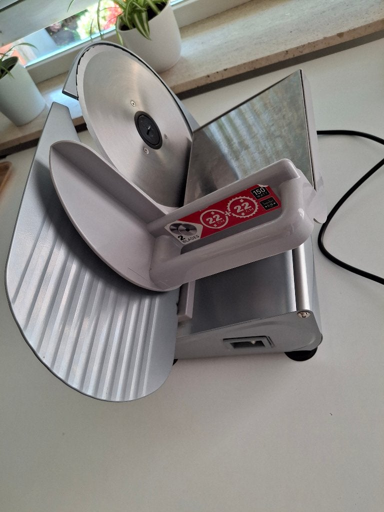 Snijmachine voor brood en vlees, Ophalen, Zo goed als nieuw, Snijmachine, Grijs