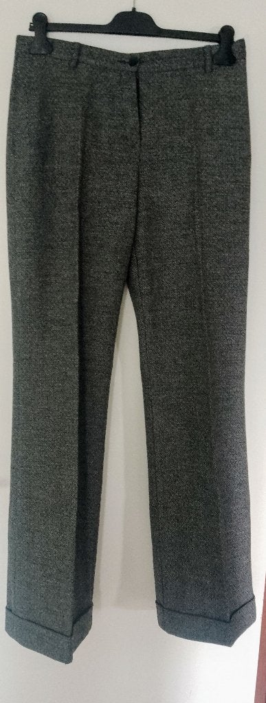 Pantalon femme Caroline Biss. Gris/noir. Laine. Taille 40, Vêtements | Femmes, Taille 38/40 (M), Gris, Enlèvement ou Envoi, Porté