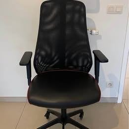 Chaise de bureau IKEA MATCHSPEL (Roulettes améliorées), Comme neuf, Enlèvement, Chaise de bureau, Ergonomique