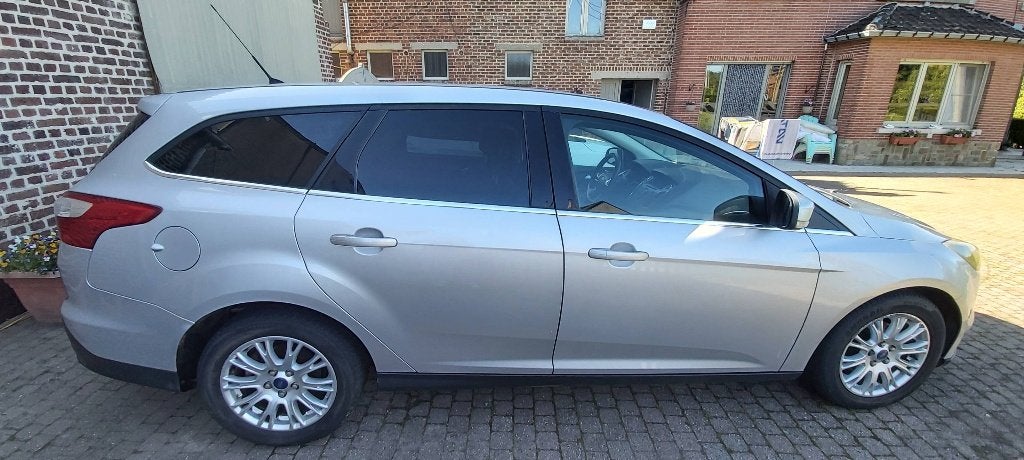 Ford focus break, Auto's, Ford, Euro 5, Zwart, Leder en Stof, 5 deurs