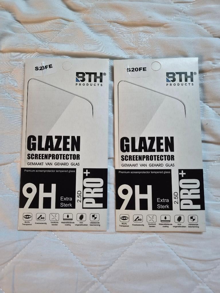 BTH glazen screenprotector s20fe, Enlèvement ou Envoi, Neuf, Autres modèles, Façade ou Cover