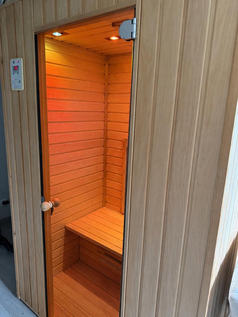 Zgan Infrarood warmte sauna cabine 2-3 personen, Sport en Fitness, Ophalen, Infrarood