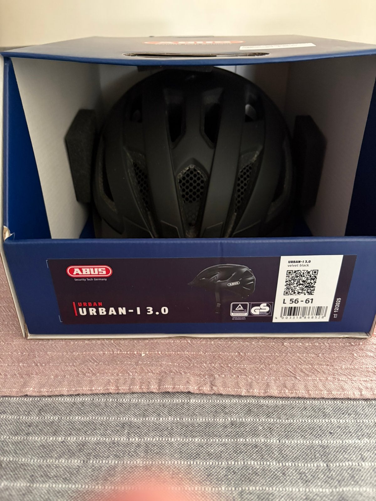 Abus Fietshelm, Fietsen en Brommers, Ophalen of Verzenden, Nieuw, L, Heer of Dame