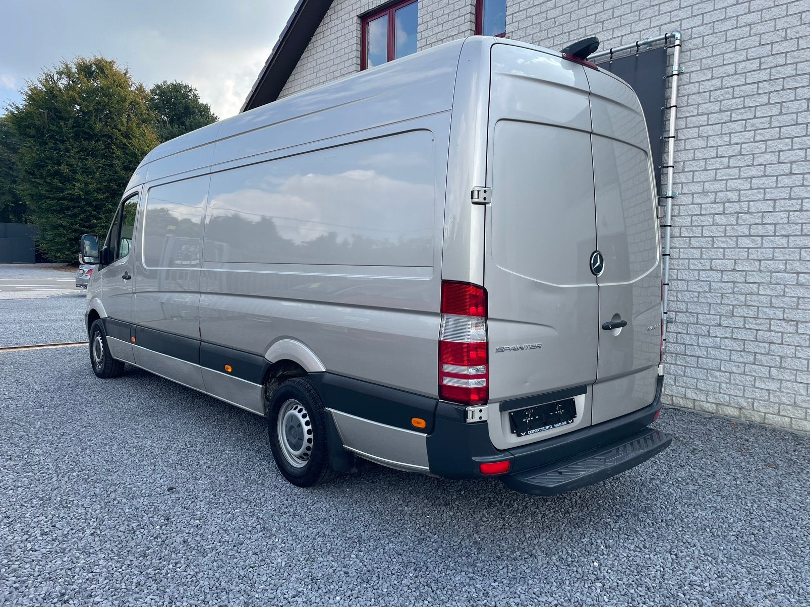 Mercedes Sprinter 316 cdi AUTOMAAT 163 pk L4H2 1ste eigenaar, Autos, 2198 cm³, Argent ou Gris, Euro 6, Entreprise